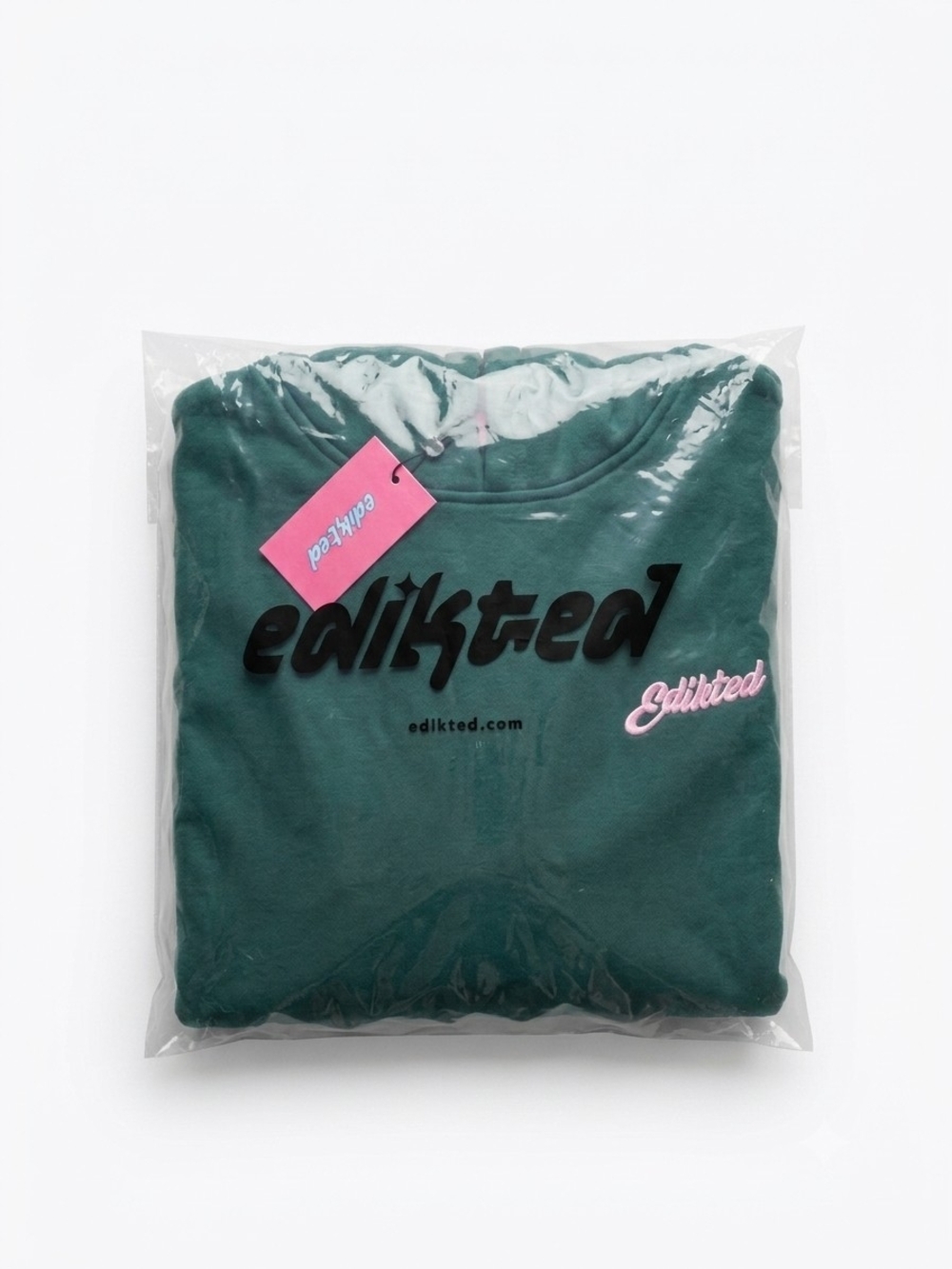 ✏️ NWT| Edikted Green ♡ So Sporty Oversized Hoodie - Picture 4 of 4